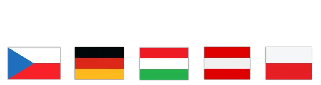 text a vlajka maďarska nemecka poľska česka a rakúska